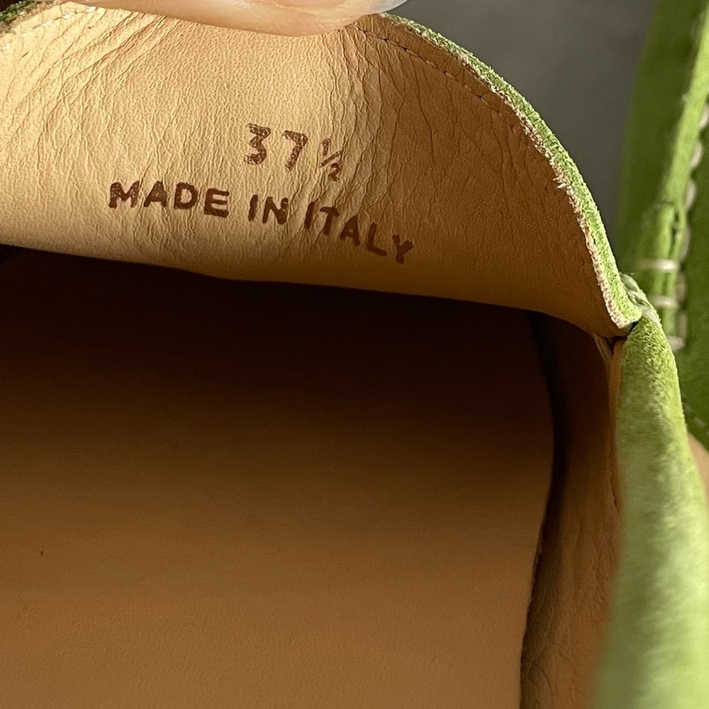 Green Suede Loafers - Picture 4 of 5